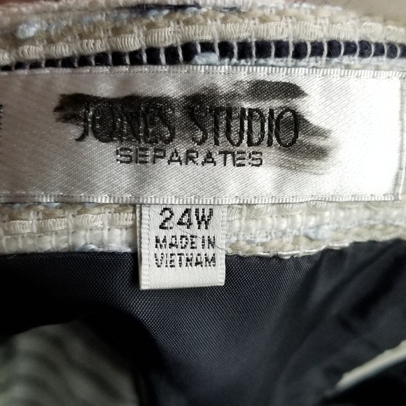 Jones Studio Wool Pencil Skirt sz 24W - Picture 2 of 2